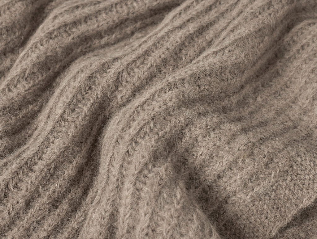 Coperta in maglia di alpaca Andes Suri