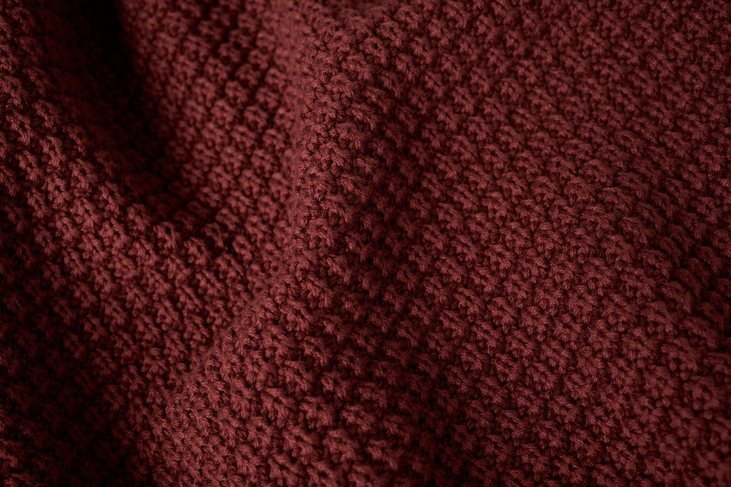 Coperta in maglia biologica Avalon