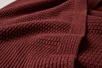 Coperta in maglia biologica Avalon