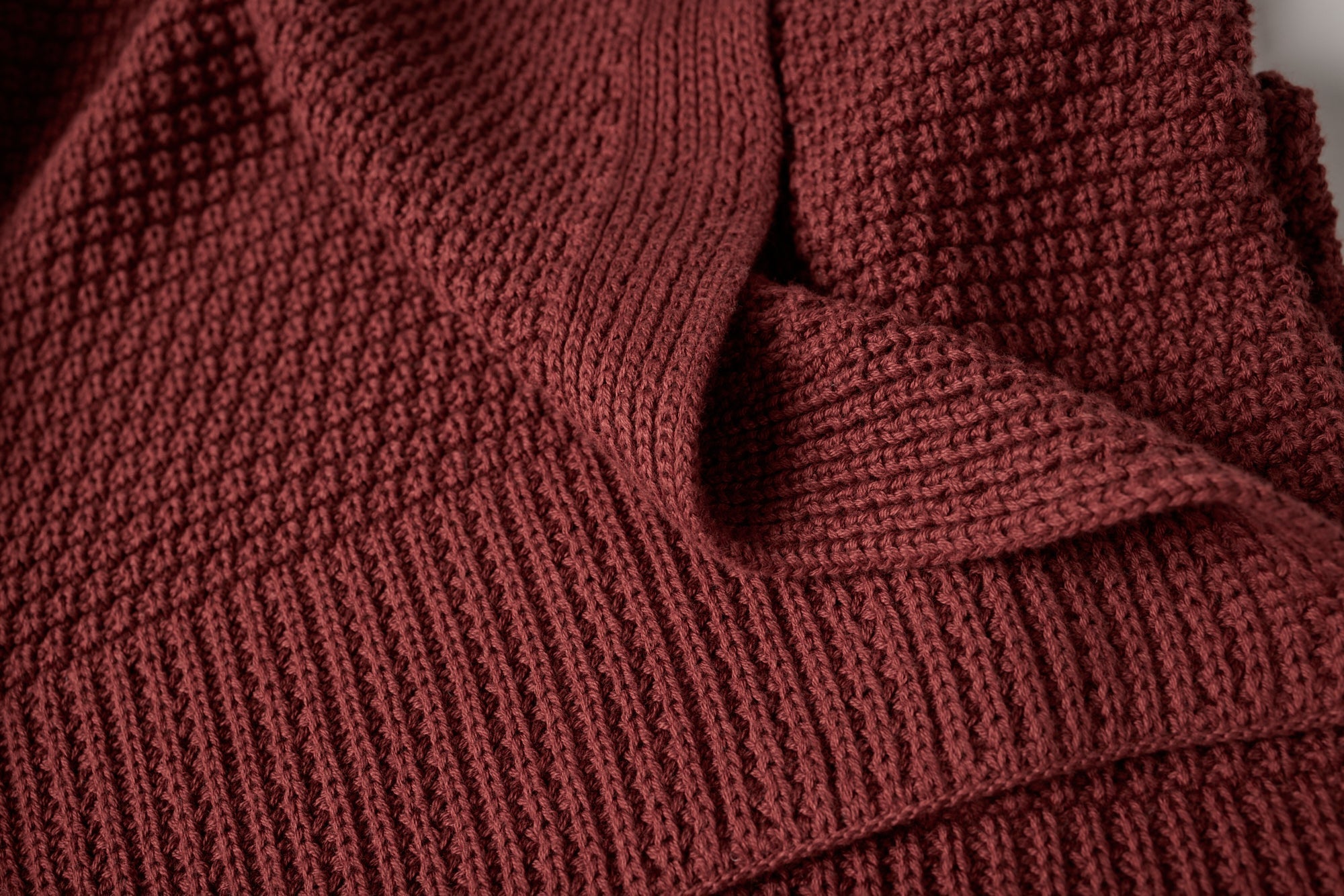 Coperta in maglia biologica Avalon