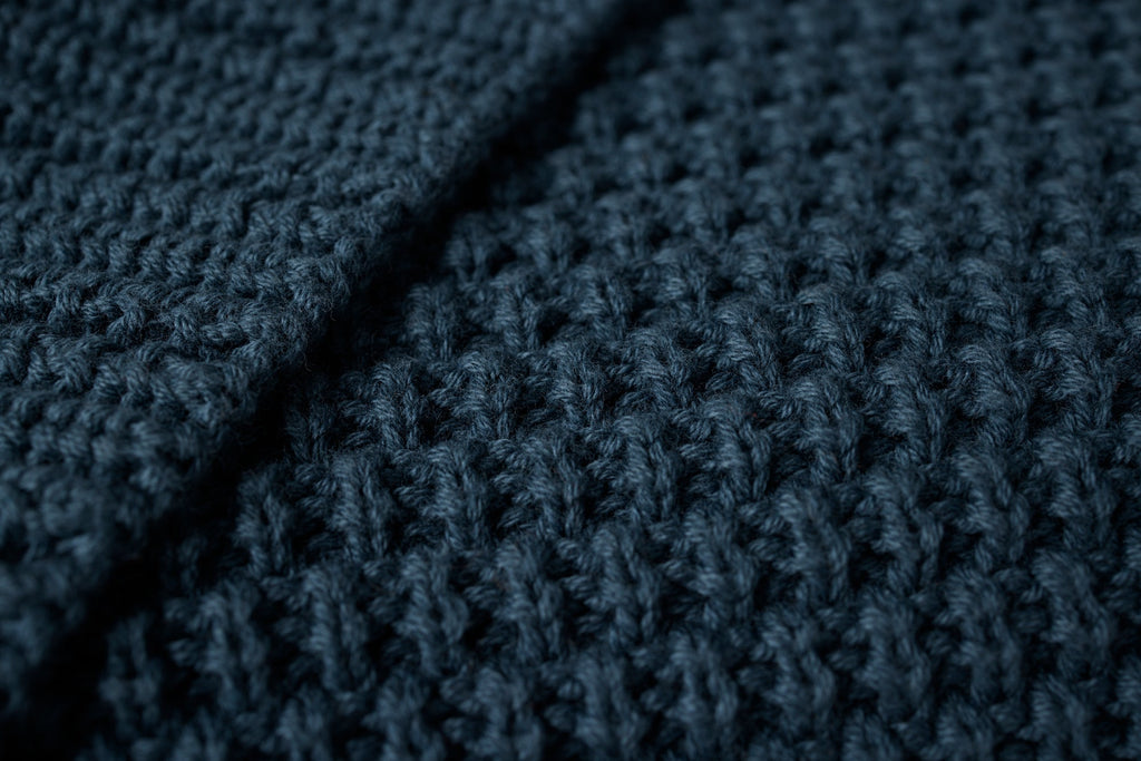 Coperta in maglia biologica Avalon