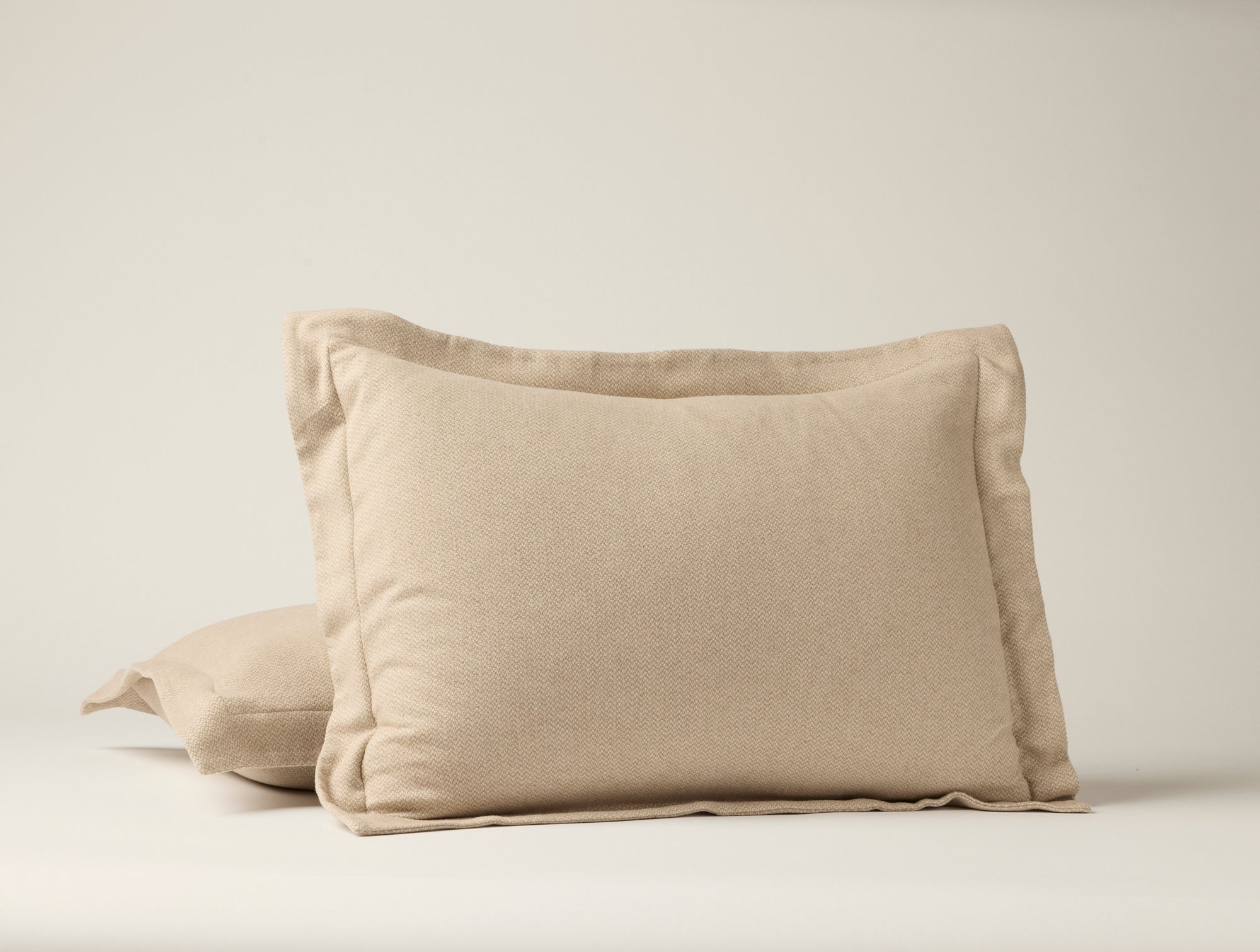 Federa in flanella organica con texture mélange Cloud Brushed™