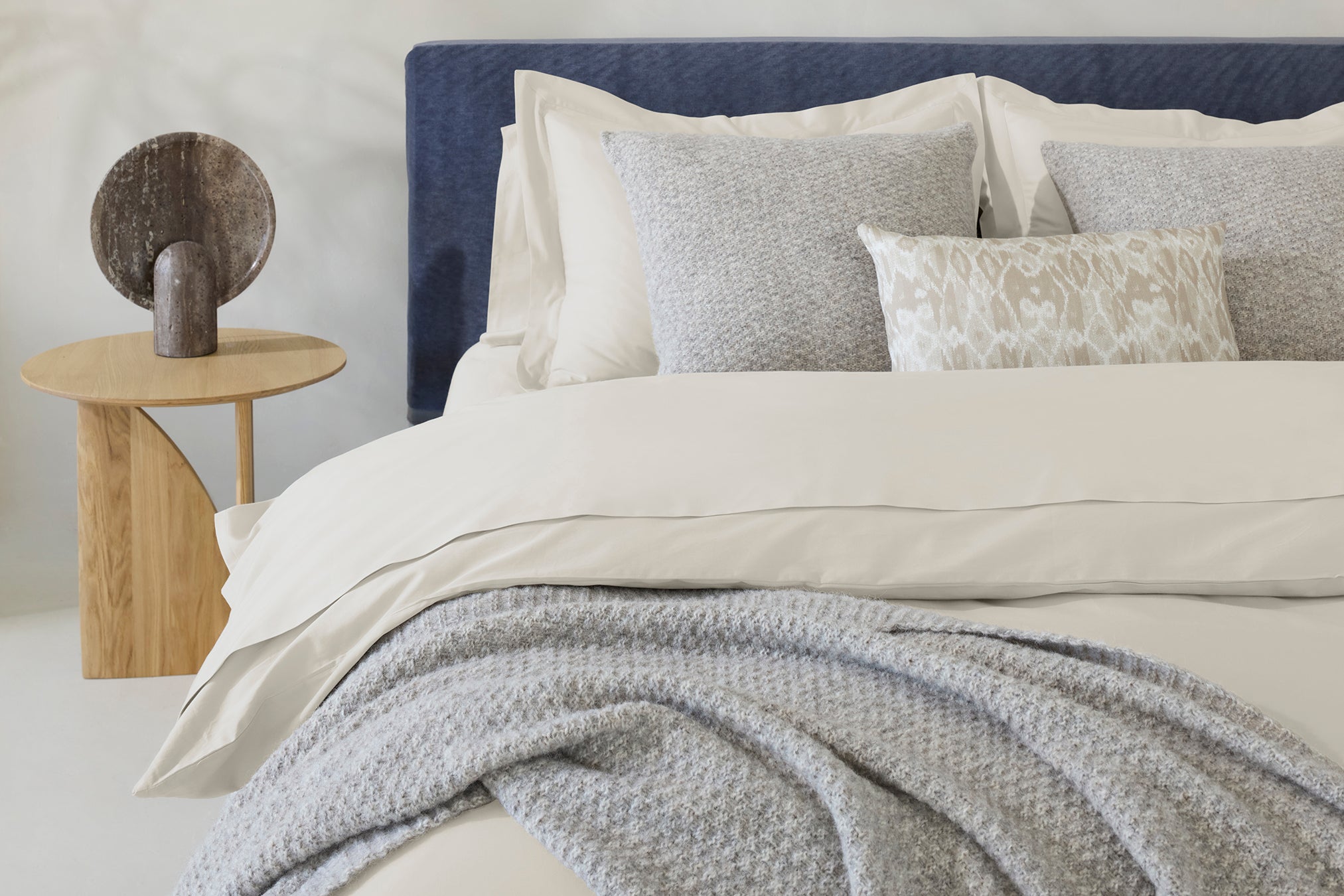 Copripiumino in raso organico morbido Cloud 