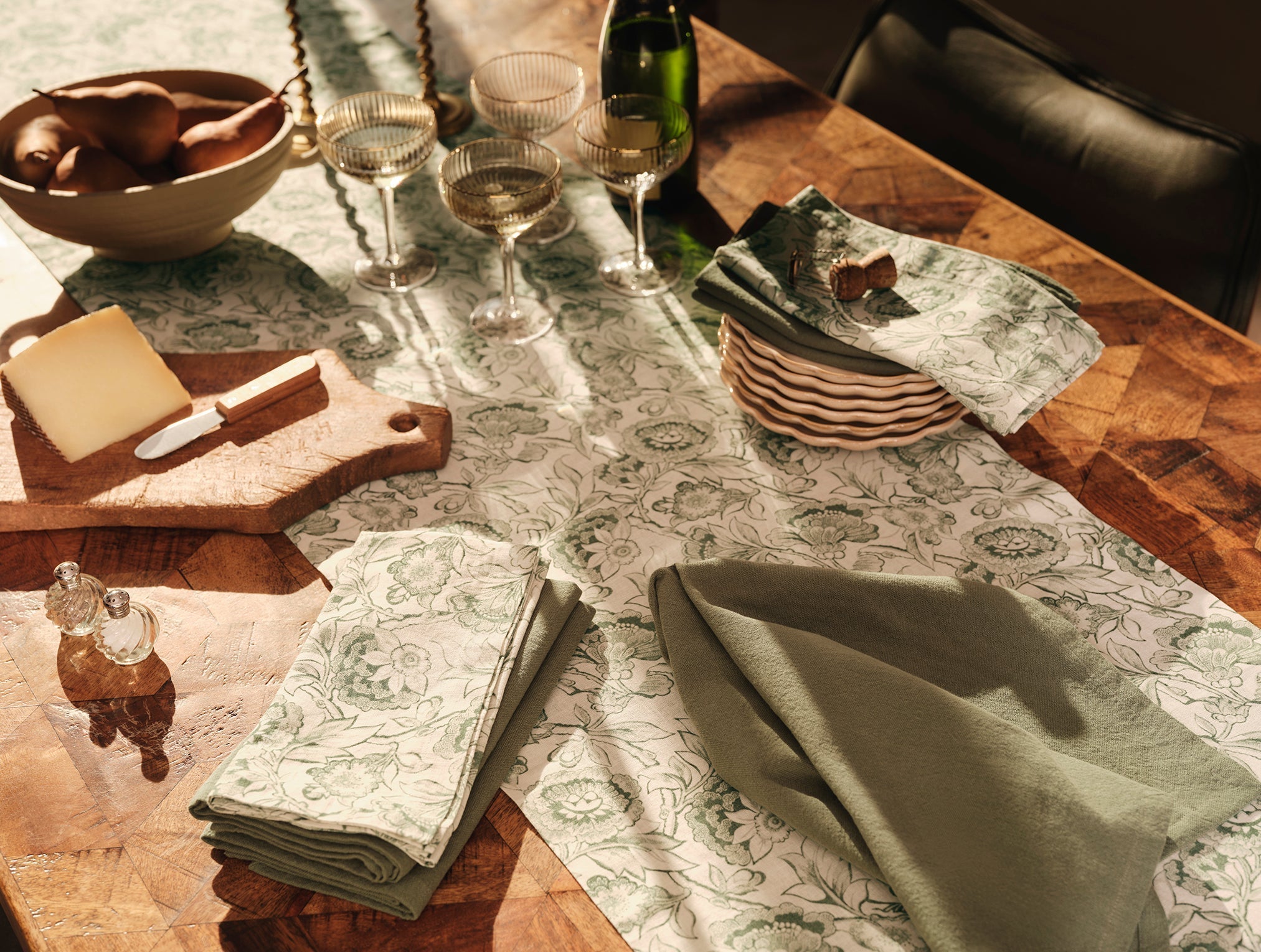 Tovaglioli con stampa Balboa, set da 4