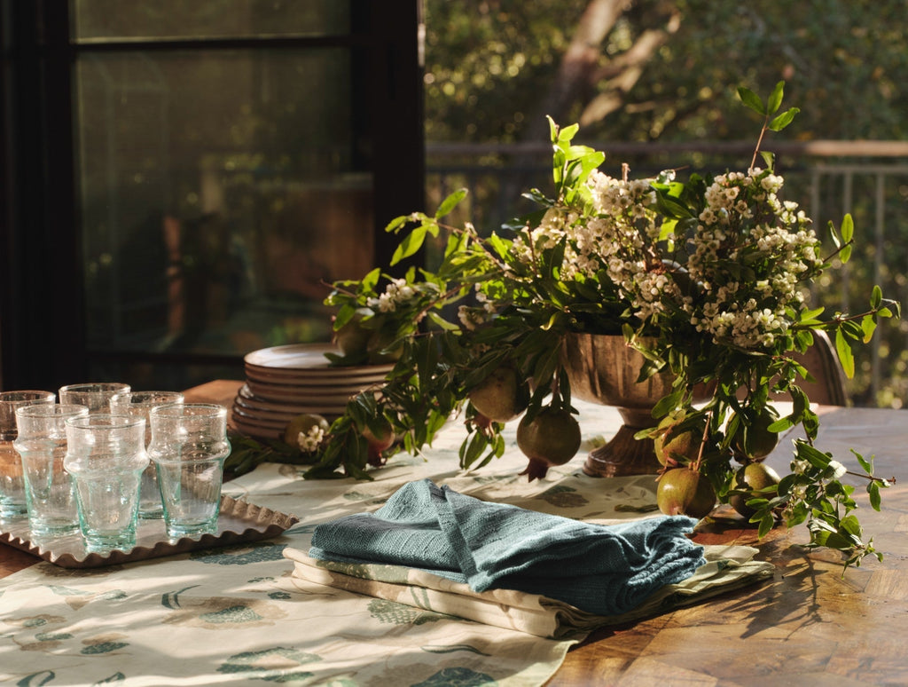 Tovaglioli stampati Aurora, set da 4