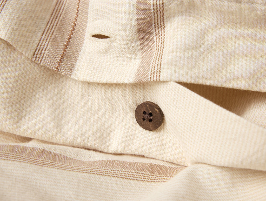 Copripiumino biologico a righe Cazadero