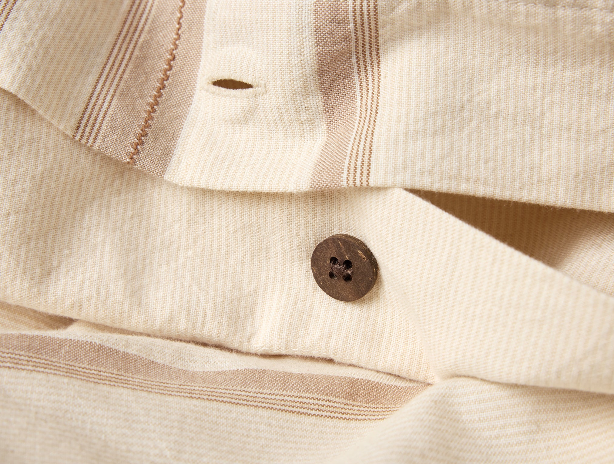 Copripiumino biologico a righe Cazadero