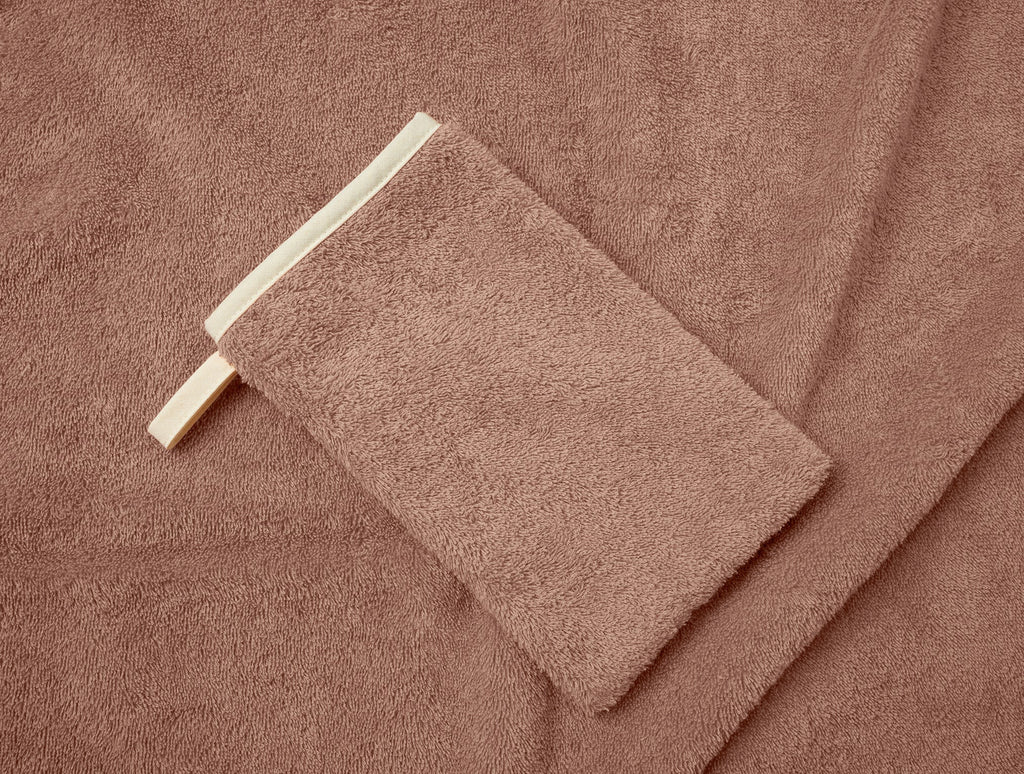 Set di asciugamano con cappuccio e guanto da bagno per neonati Cloud Loom™ Organic