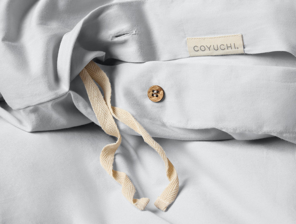 Copripiumino in raso organico morbido Cloud