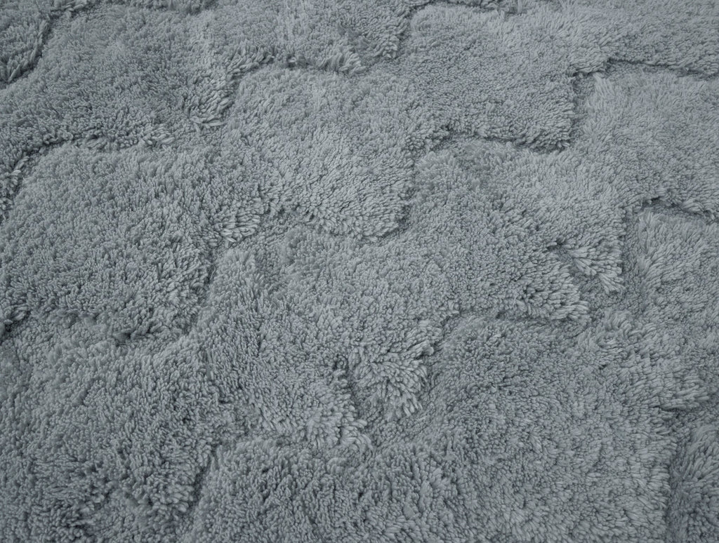 Tappeto da bagno organico Diamond Shag