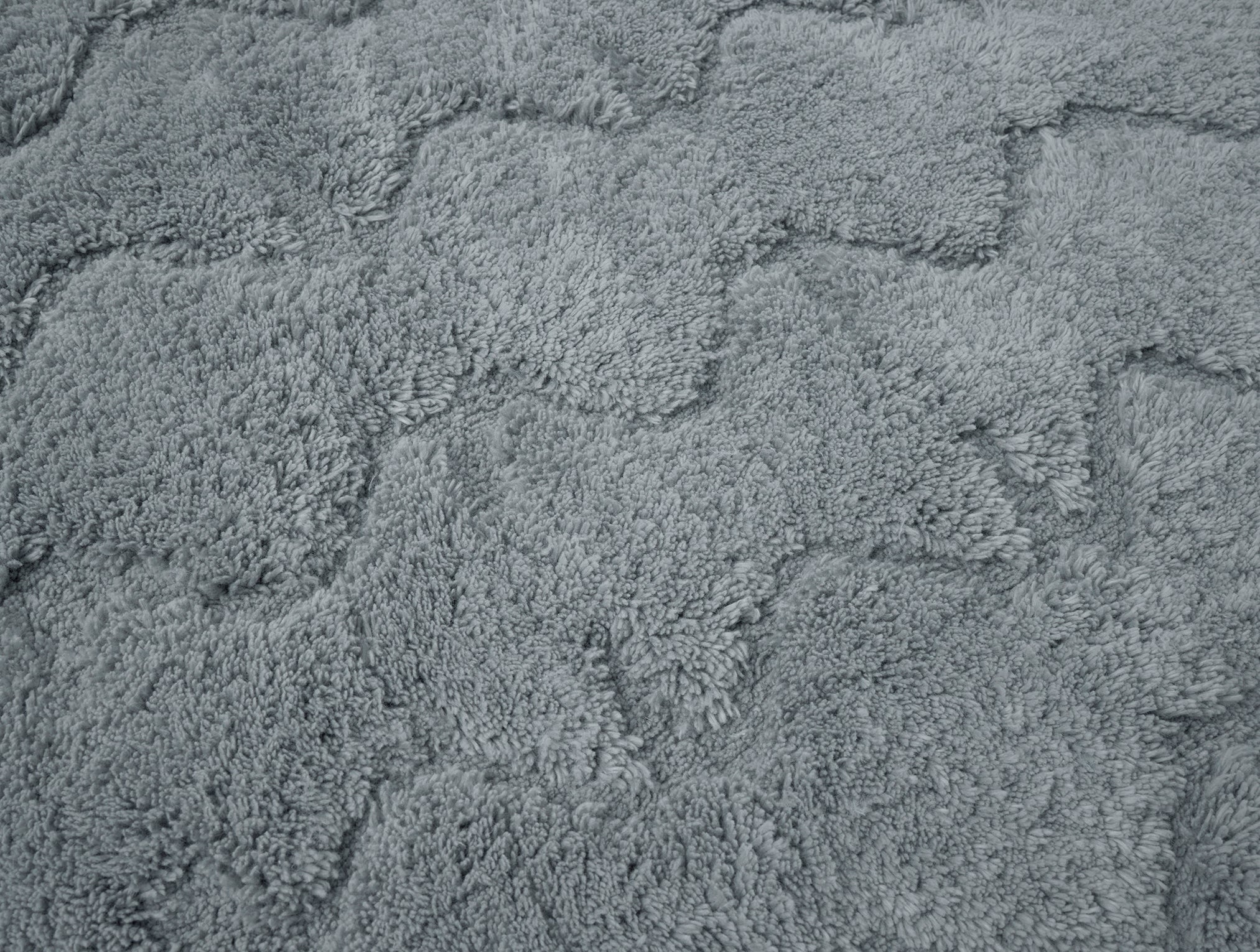 Tappeto da bagno organico Diamond Shag