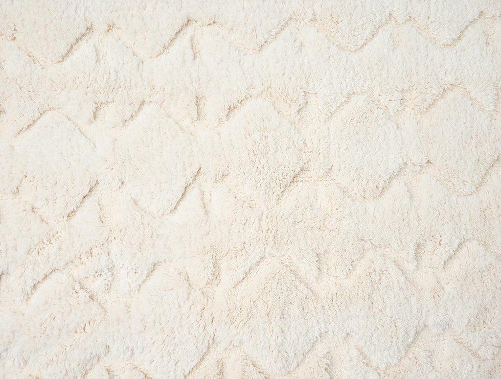 Tappeto da bagno organico Diamond Shag