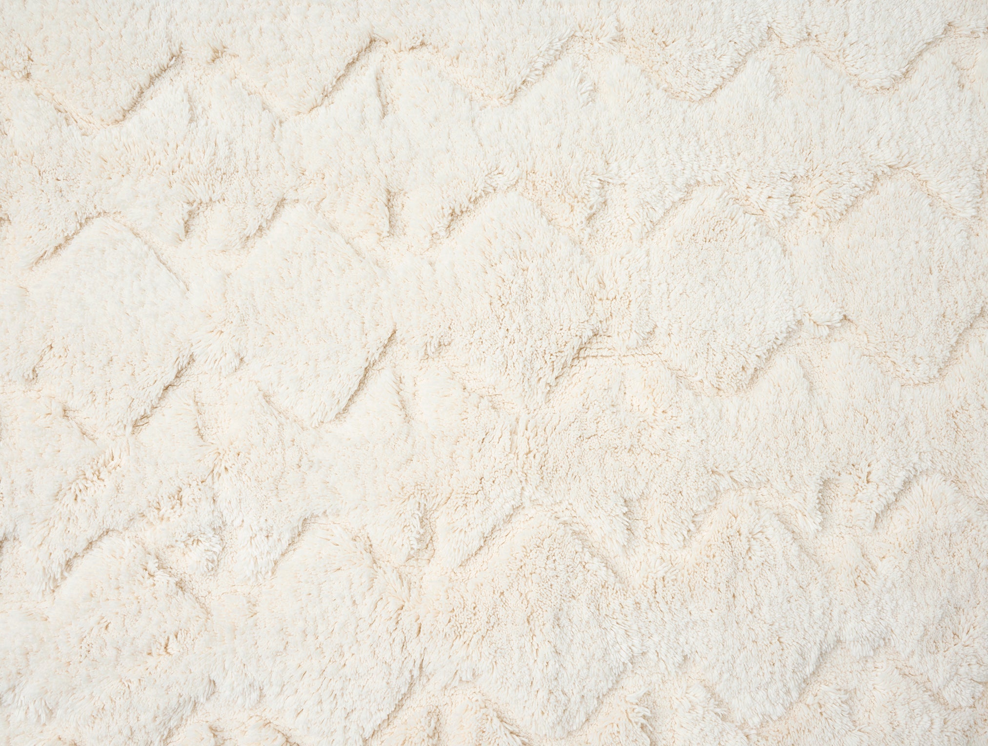 Tappeto da bagno organico Diamond Shag