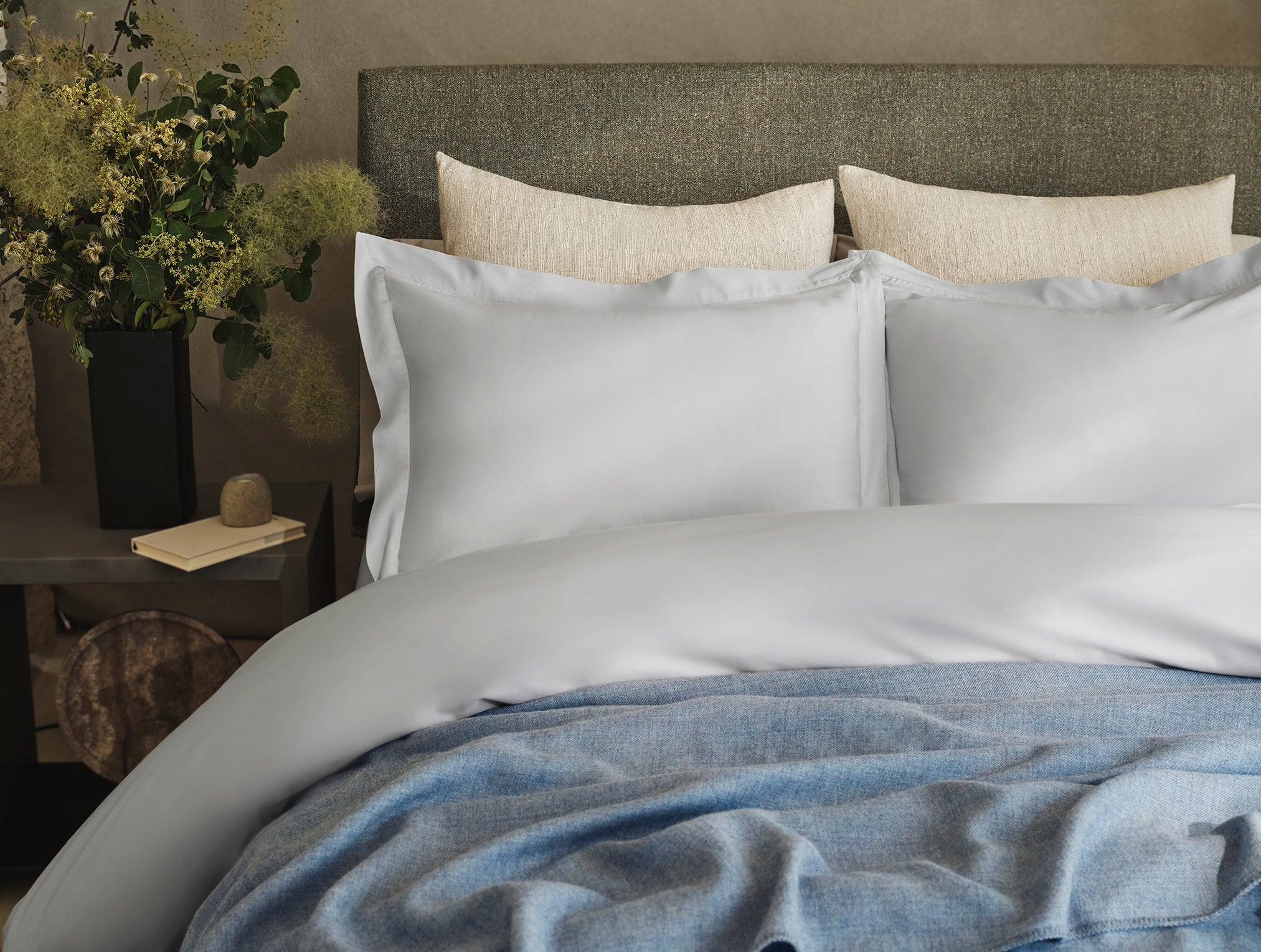 Copripiumino in raso organico morbido Cloud