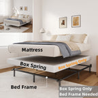 Molla in metallo a basso profilo da 5 pollici, struttura robusta con copertura grigia