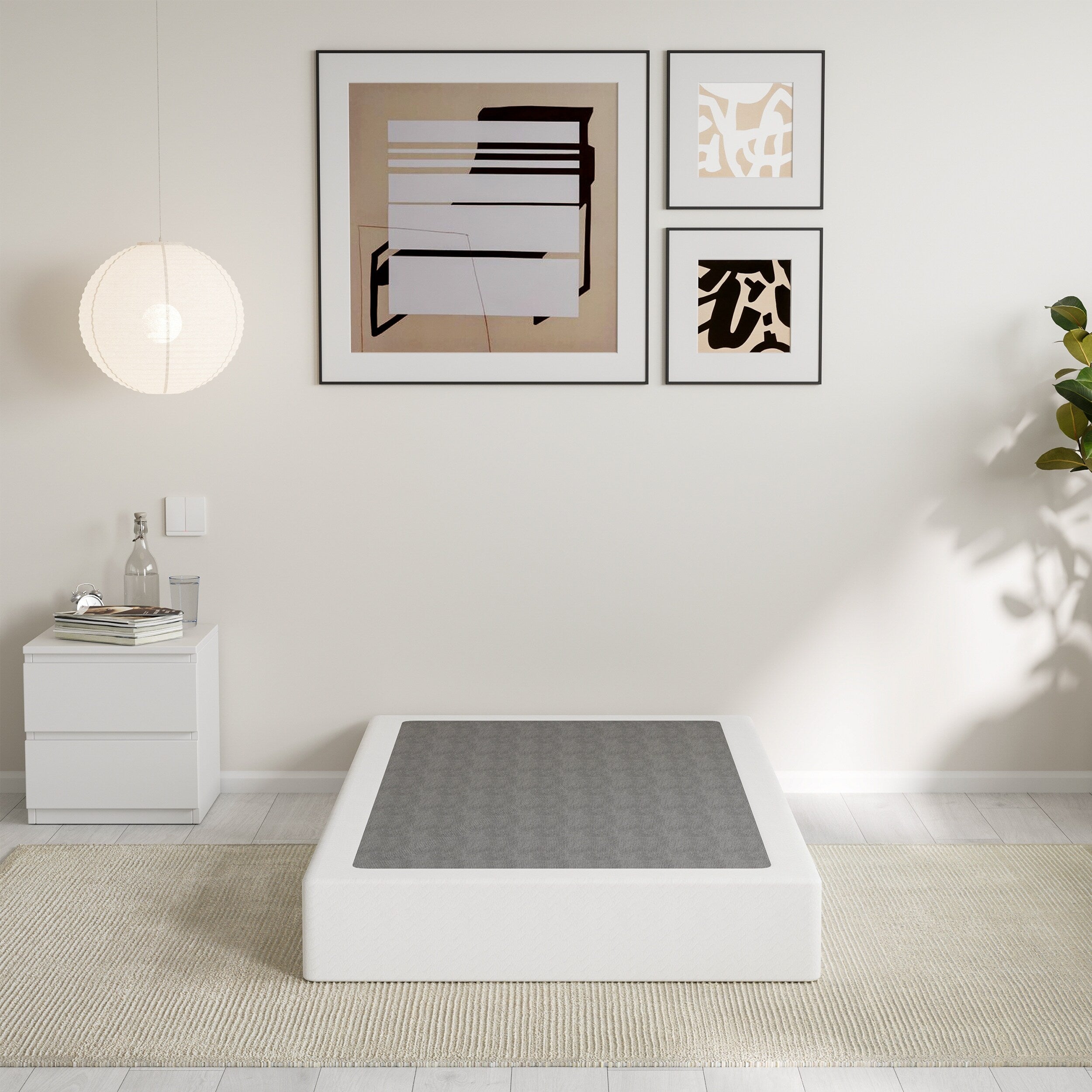 Molla in metallo a basso profilo da 5 pollici, struttura robusta con copertura grigia