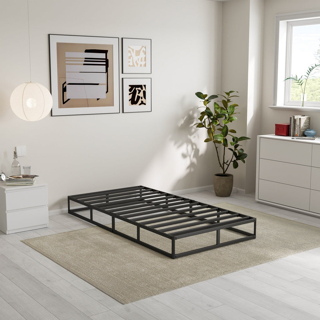 Molla in metallo a basso profilo da 5 pollici, struttura robusta con copertura grigia