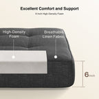 Poltrona trasformabile 3 in 1, sedia pieghevole, letto pieghevole