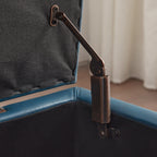 Pouf contenitore rettangolare imbottito 50,3 x 17,50 x 18 in similpelle