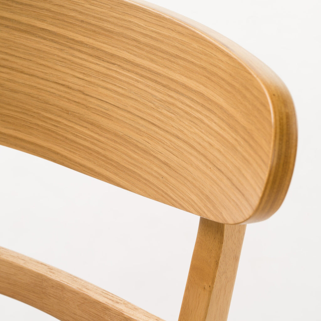 Sedia da pranzo Abrielle in legno di caucciù imbottita in stile moderno di metà secolo (set di 2) di Christopher Knight Home