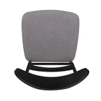 Sedia da pranzo Abrielle in legno di caucciù imbottita in stile moderno di metà secolo (set di 2) di Christopher Knight Home