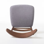 Sedia da pranzo Abrielle in legno di caucciù imbottita in stile moderno di metà secolo (set di 2) di Christopher Knight Home