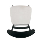 Sedia da pranzo Abrielle in legno di caucciù imbottita in stile moderno di metà secolo (set di 2) di Christopher Knight Home