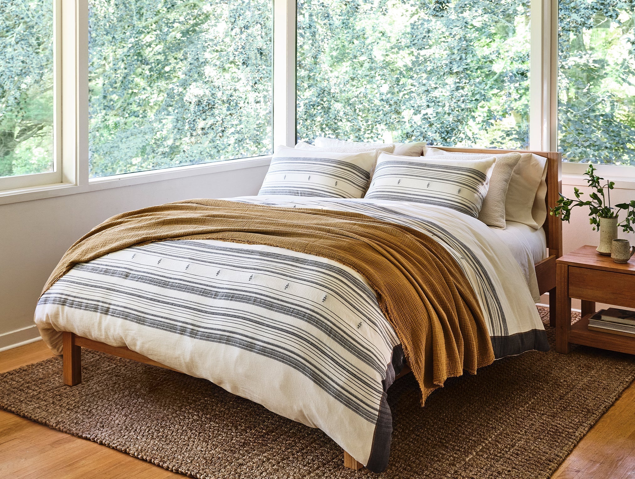 Copripiumino Dobby organico Coyuchi + Rejuvenation Inyo 