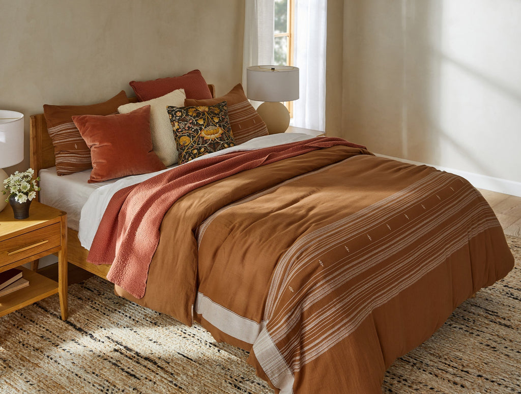 Copripiumino Dobby organico Coyuchi + Rejuvenation Inyo 