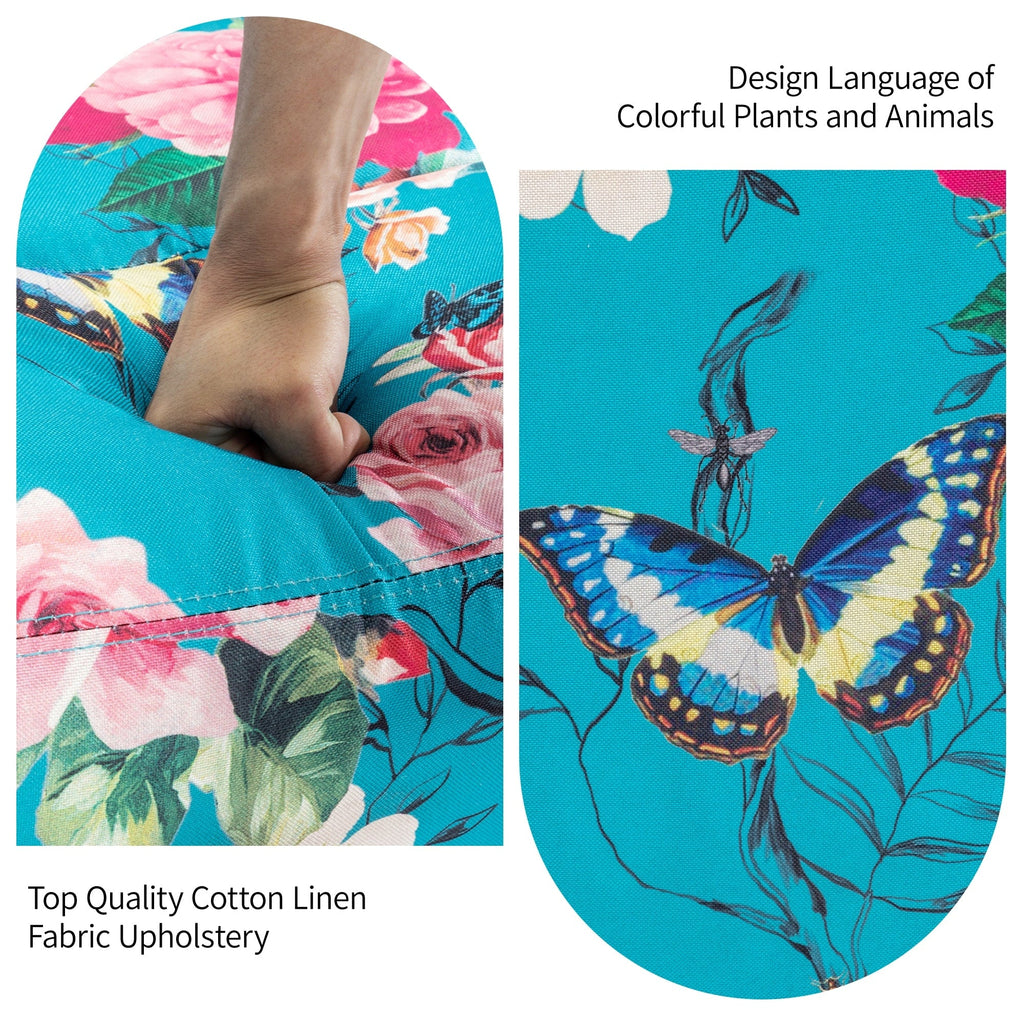 Poltrona reclinabile girevole manuale con schienale a spinta, modello W 29'', set da 2