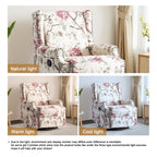 Poltrona reclinabile girevole manuale con schienale a spinta, modello W 29'', set da 2