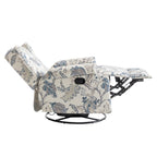 Poltrona reclinabile girevole manuale con schienale a spinta, modello W 29'', set da 2