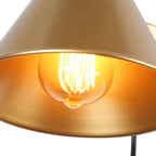 Set di 2 applique da parete moderne con braccio oscillante, regolabili e cablate