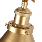 Set di 2 applique da parete moderne con braccio oscillante, regolabili e cablate