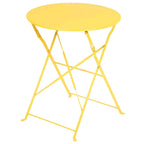 Set da bistrot pieghevole in metallo da 3 pezzi, set da conversazione per esterni/interni resistente alle intemperie per patio, cortile, giardino