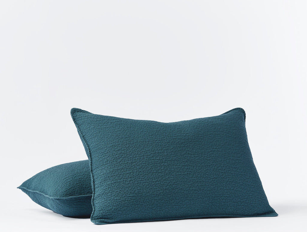 Cascade Organic Matelasse Sham - Rinnovato 
