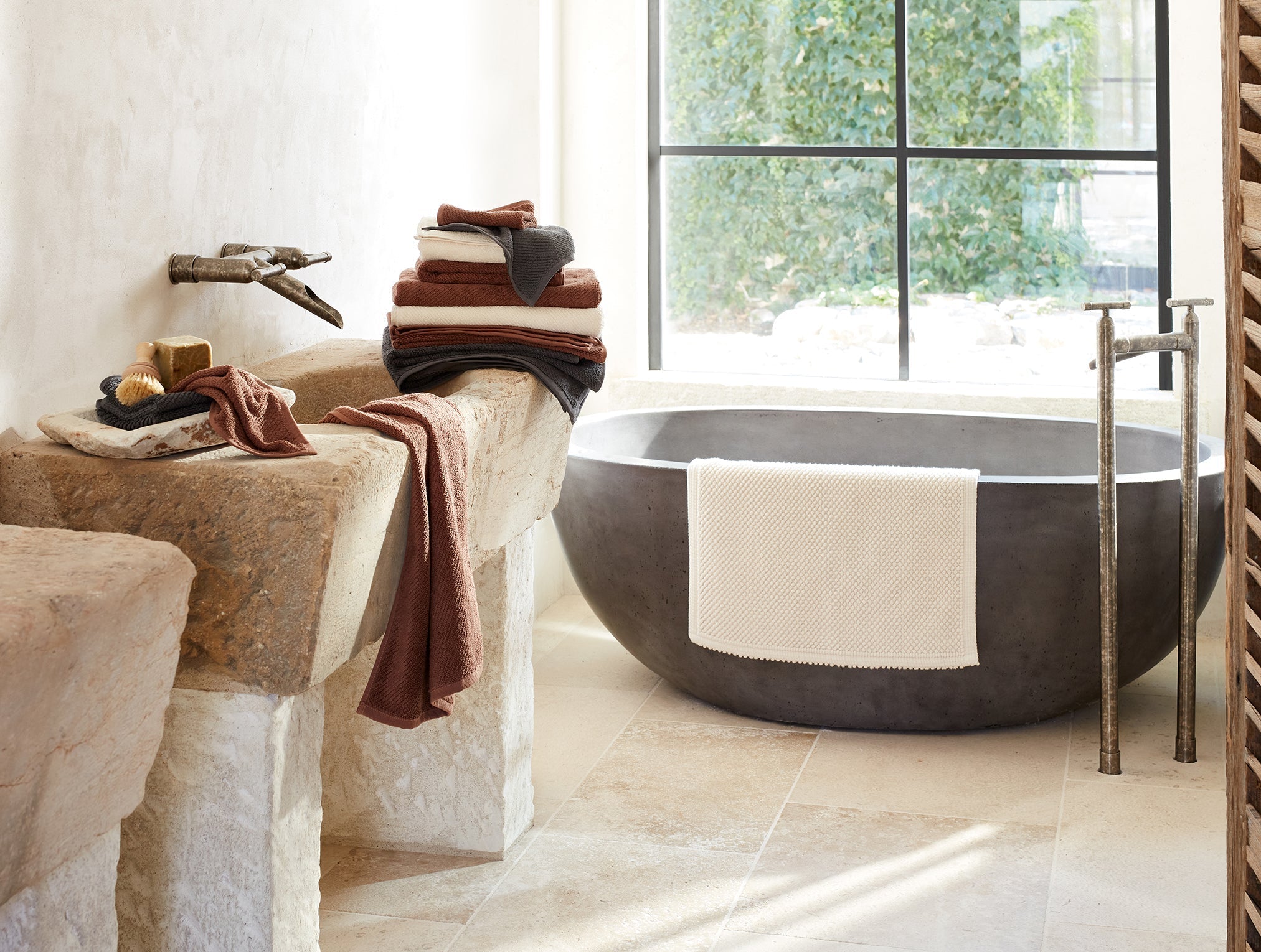 Tappetino da bagno in twill organico Air Weight® - Rinnovato