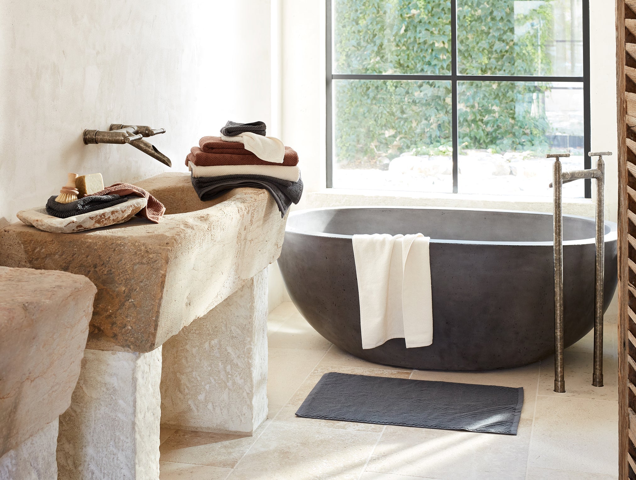 Tappetino da bagno in twill organico Air Weight® - Rinnovato