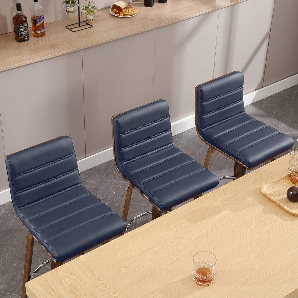 26/29 Sgabelli da bar/bancone girevoli in similpelle, set da 2/3