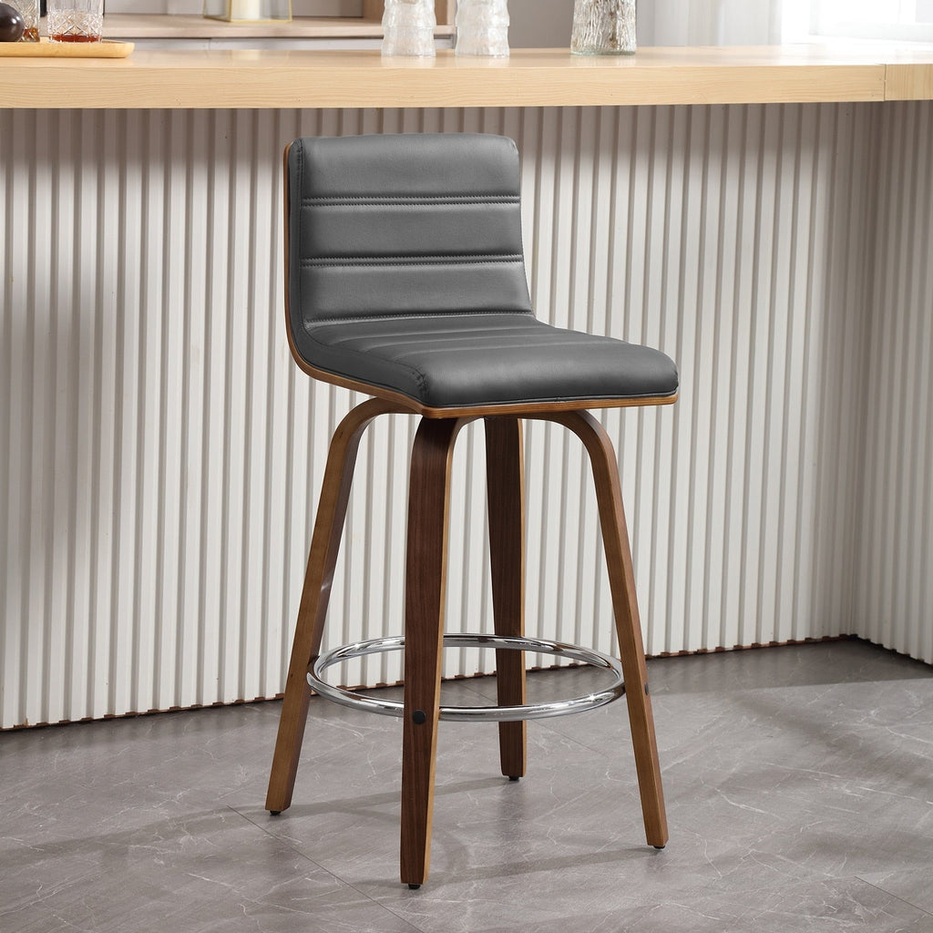 26/29 Sgabelli da bar/bancone girevoli in similpelle, set da 2/3