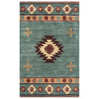 Tappeto in lana annodato a mano Alora Decor Ryder Southwestern