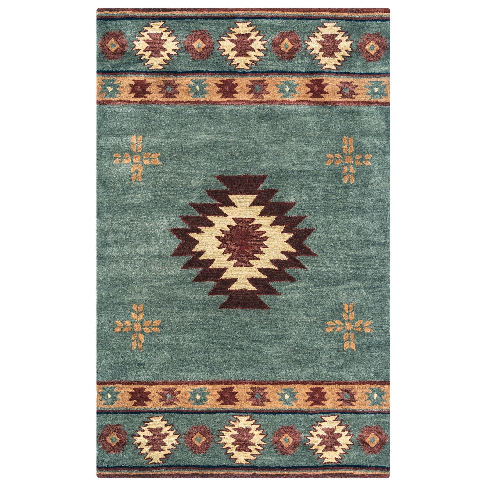 Tappeto in lana annodato a mano Alora Decor Ryder Southwestern
