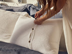 Cascade Organic Matelasse Sham - Rinnovato 