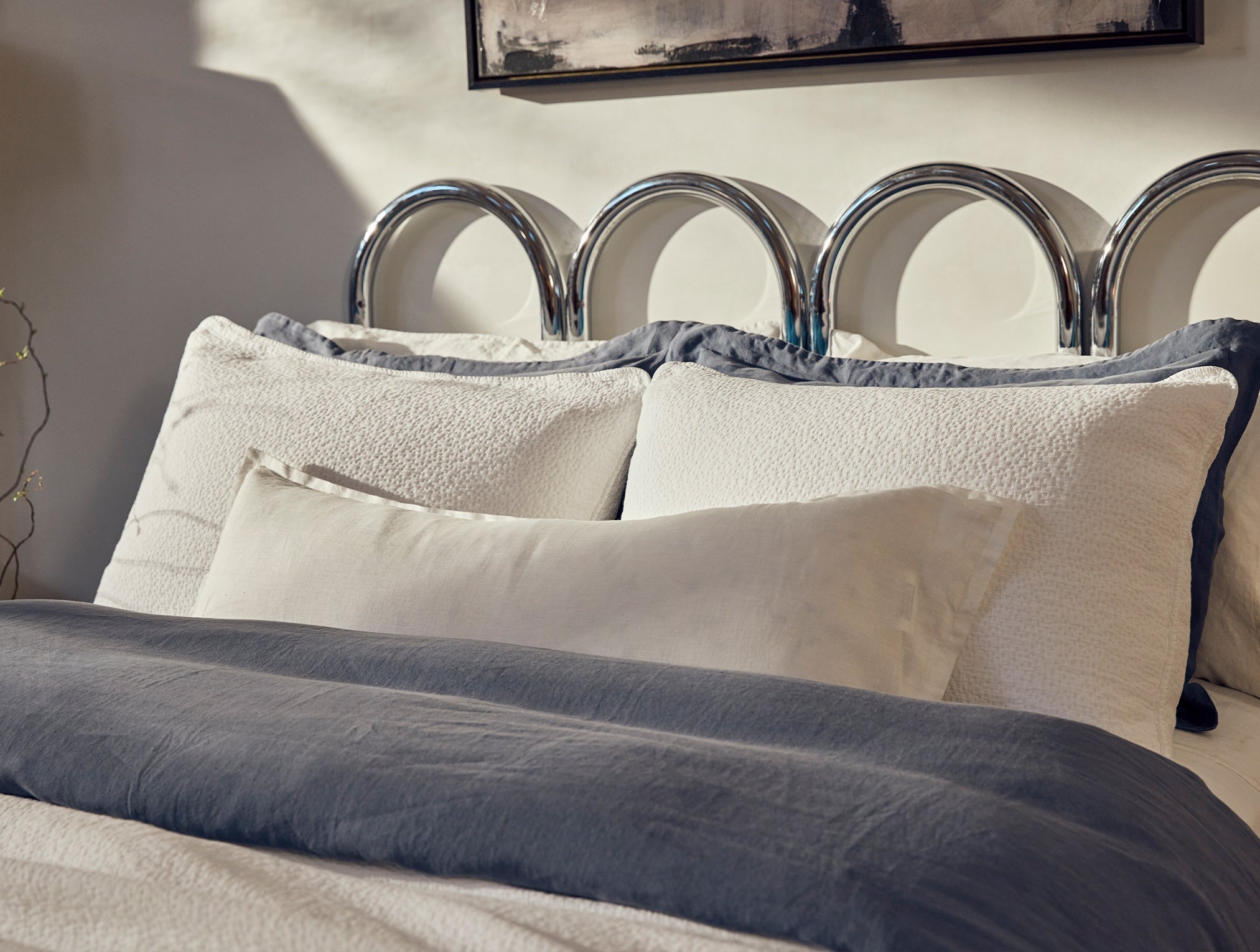 Cascade Organic Matelasse Sham - Rinnovato 