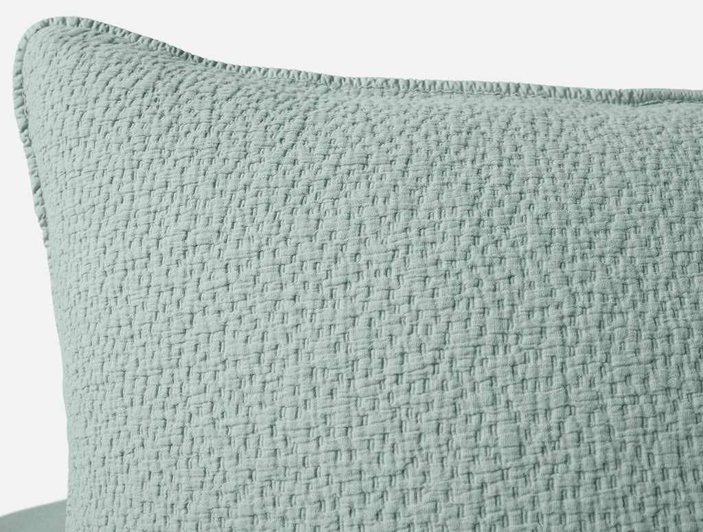 Cascade Organic Matelasse Sham 
