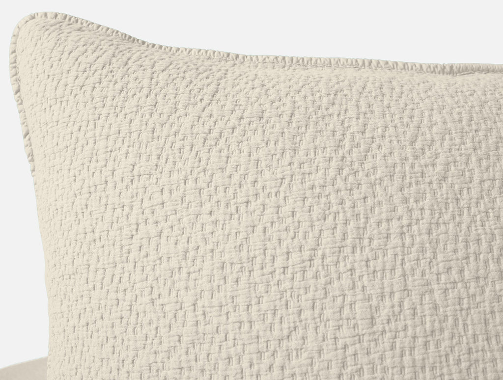 Cascade Organic Matelasse Sham 