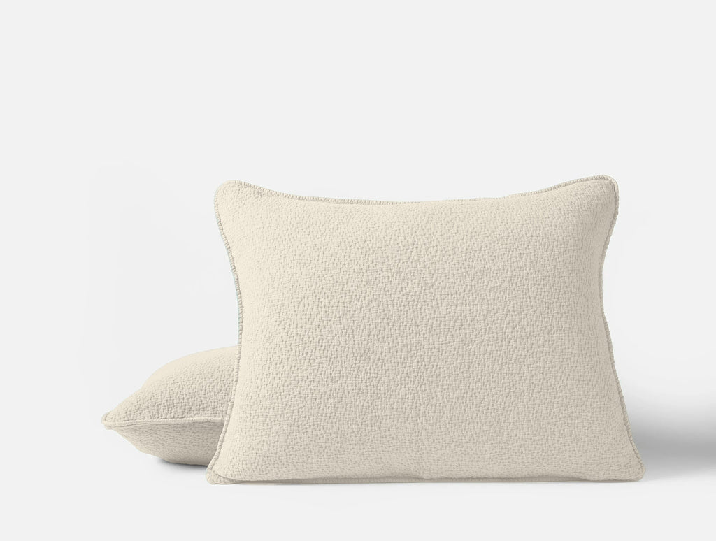 Cascade Organic Matelasse Sham 