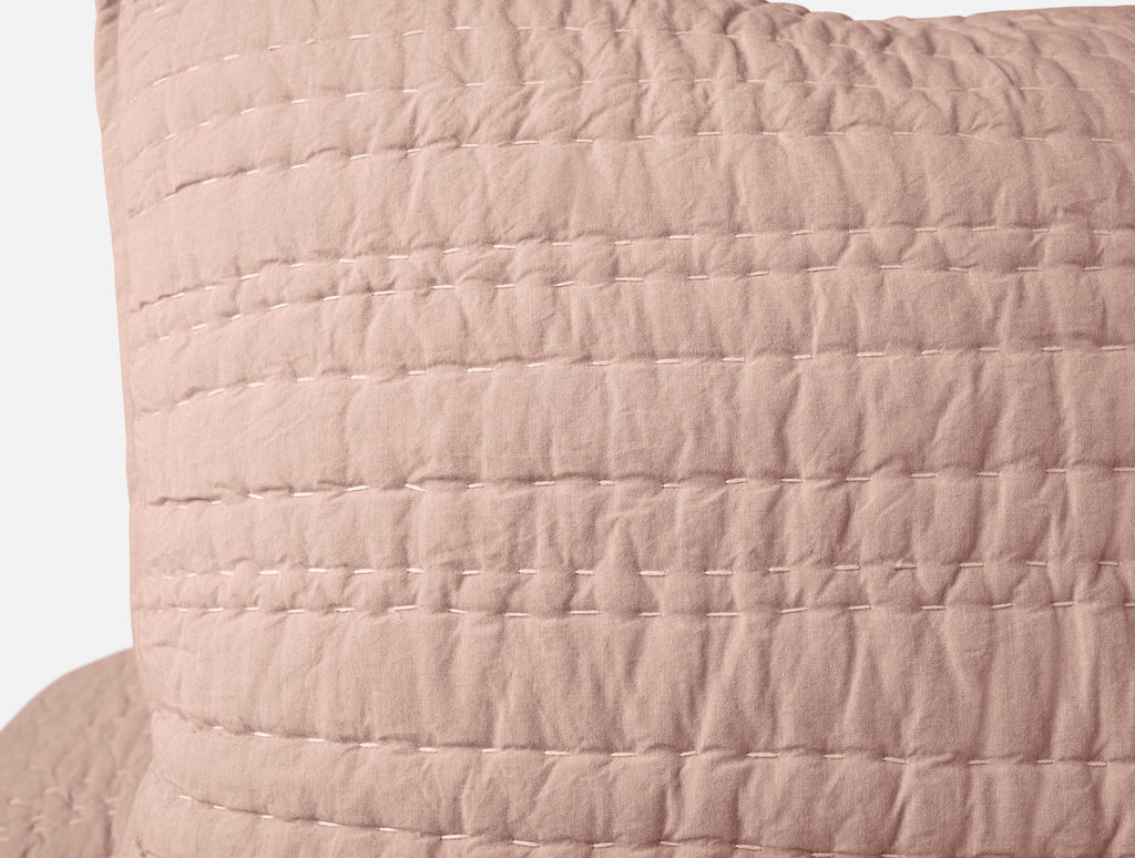 Federa organica cucita a mano con canale 