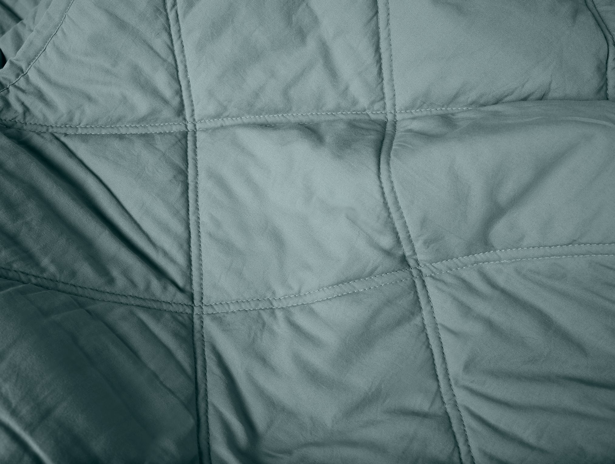 Piumino in cotone biologico con motivo a diamante 