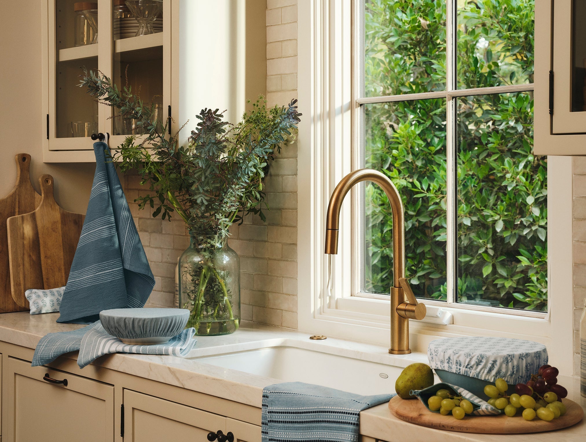 Strofinacci da cucina biologici Fillmore, set da 4